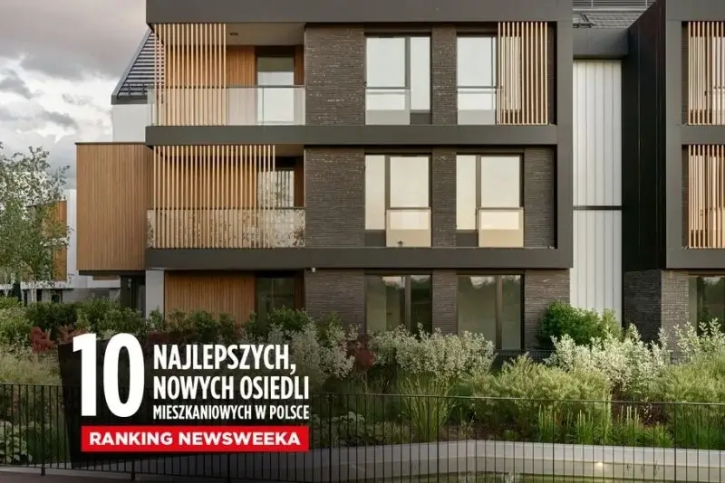 TOP 10 w rankingu Newsweeka 10 najlepszych nowych osiedli mieszkaniowych w Polsce (2020r.)