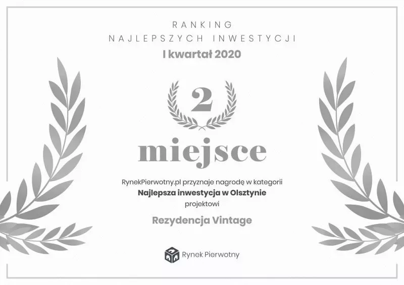 Kolejna nagroda w Rankingu Inwestycji – RynekPierwotny.pl